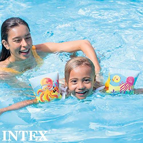 Brassards de natation gonflables enfants Intex motifs poissons 58652EU - 3-6 ans