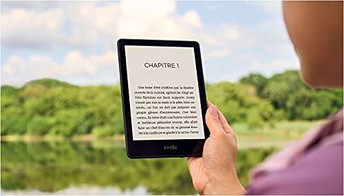 Liseuse eBook 6.8" Amazon Kindle Paperwhite (2021) - Eclairage chaud réglable, Sans publicités - 16 Go