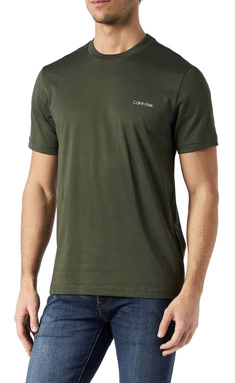 T Shirt homme Calvin Klein - Vert olive