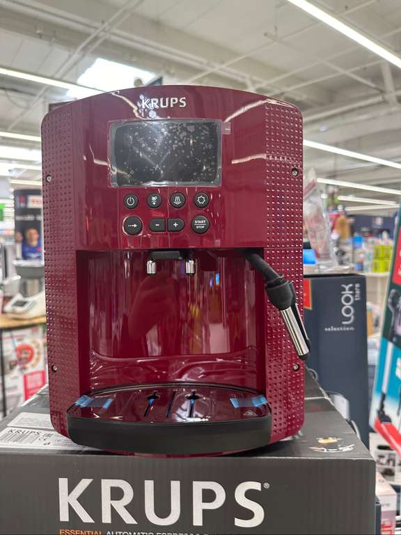 Machine à café à grains Krups EA815570 - 1,7 L Rouge/Noir –