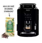 Machine à expresso automatique avec broyeur à grains Krups YY4729FD + 450g de café en grain Starbucks