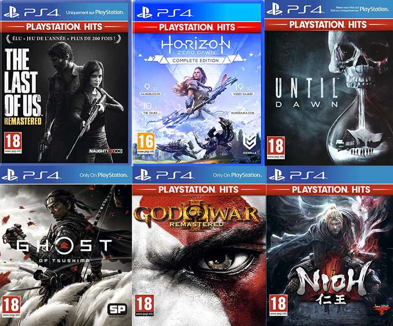 Sélection de jeux PS4 en promotion. Ex: Horizon Zero Dawn - Complete Edition