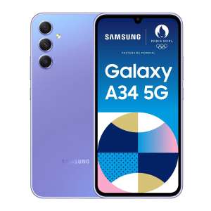 Smartphone 6,6" Samsung Galaxy A34 5G - 128Go, Lavande