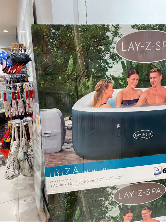 Spa gonflable carré Lay-Z-Spa Ibiza Airjet 4 - 6 personnes (Biganos 33)