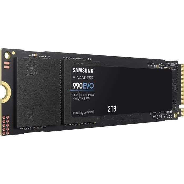 SSD interne M.2 NVMe 5.0 Samsung 990 Evo (MZ-V9E2T0BW) - 2 To, TLC 3D