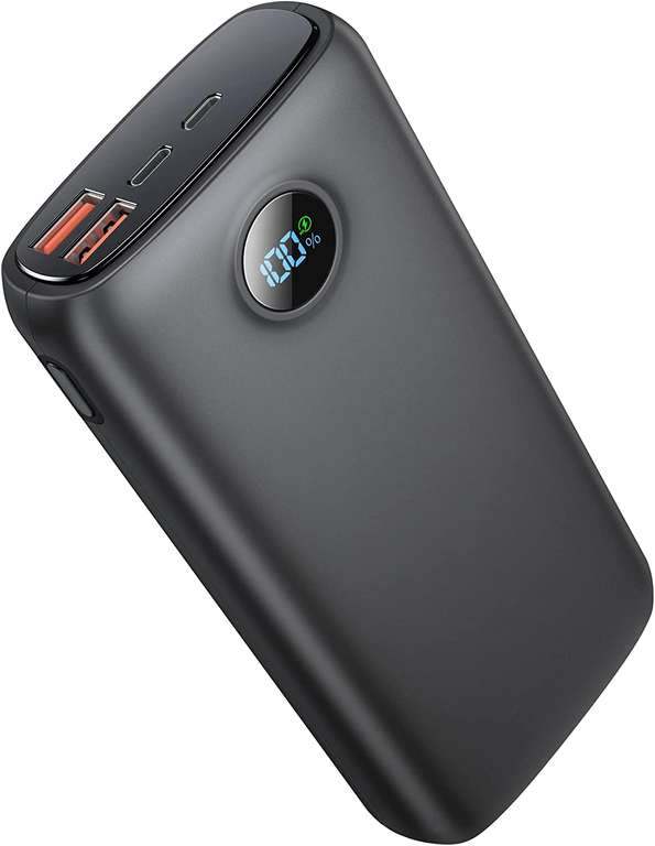 Batterie externe Snomh 27000 mAh - 22.5W, PD 3.0 & QC 4.0, 2x USB-A + 1x USB-C + 1x Micro USB, Affichage LED (Vendeur tiers)