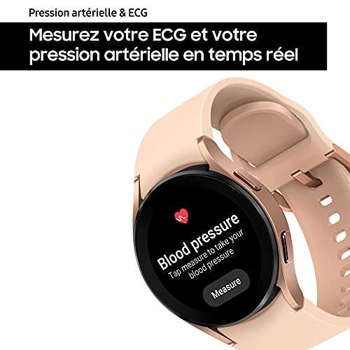 Montre Connectée Samsung Galaxy Watch4 Or Rose ou Noir
