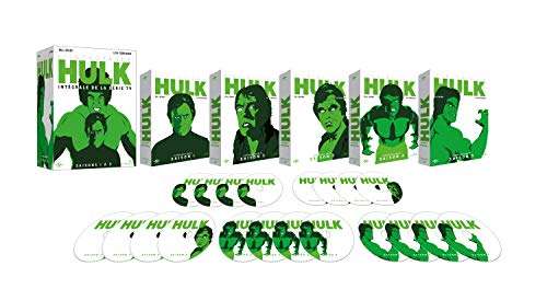 Coffret Blu-Ray L'incroyable Hulk - Intégrale de la série TV, 19 Blu-Ray (Vendeur Tiers)