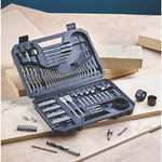 Coffret de forets et d'embouts en titane Bosch Professional - 103 pièces (forets béton, mèches à bois, mèches plates, embouts, trépans...)