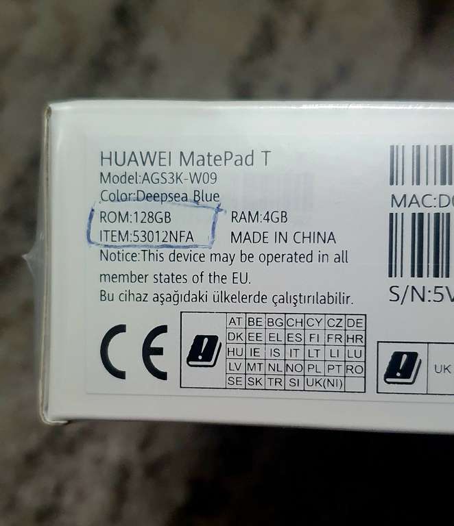 Tablette tactile 10,1" Huawei MatePad T10s - Full HD, 4 Go RAM, 128 Go, sans service Google (Chambery 2 73)