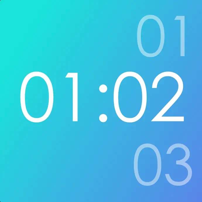Application Big Clock : Horloge moderne Gratuite sur IOS
