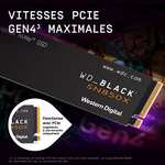 SSD WD_BLACK SN850X 4To M.2 2280 PCIe Gen4 NVMe