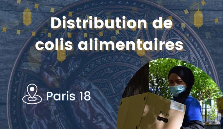 [Étudiants] Distribution Gratuite de Colis Alimentaires - Paris 18ème (75)