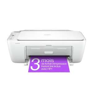 Imprimante tout-en-un HP DeskJet 2810e jet d'encre couleur - 3 mois d'Instant ink inclus avec HP+ (Offre Membre CDAV 30€ A Cagnotter)