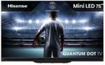 TV 75" Hisense 75U9GQ - miniLED, 4K, 100 Hz, HDR10+, Dolby Vision, Smart TV (via ODR de 500 €)