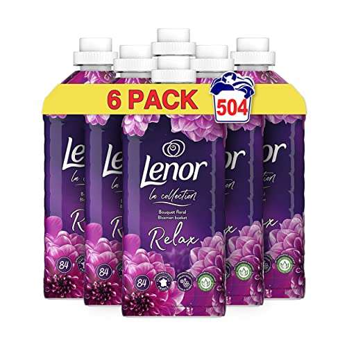 Pack de 6 Adoucissants Lenor - 6x84 Lavages Bouquet floral –