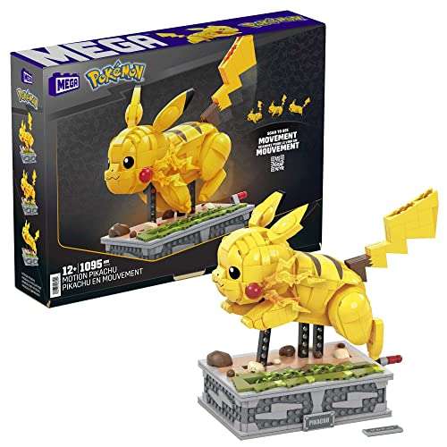 Jeu de construction Mega Construx Pokémon Kinetic Pikachu - 1092 Pièces