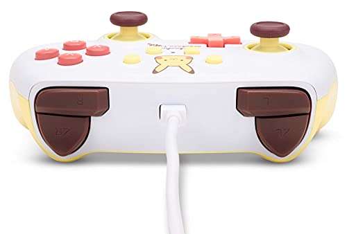 Manette filaire améliorée PowerA pour Nintendo Switch - Pikachu Electric Type, licence officielle Nintendo