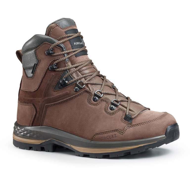 Chaussures trekking en cuir imperméables Homme Forclaz MT500