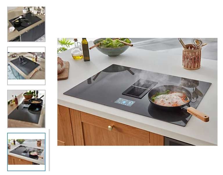 Plaque de cuisson à induction avec hotte intégrée - Zone flexible - Lattes (34)
