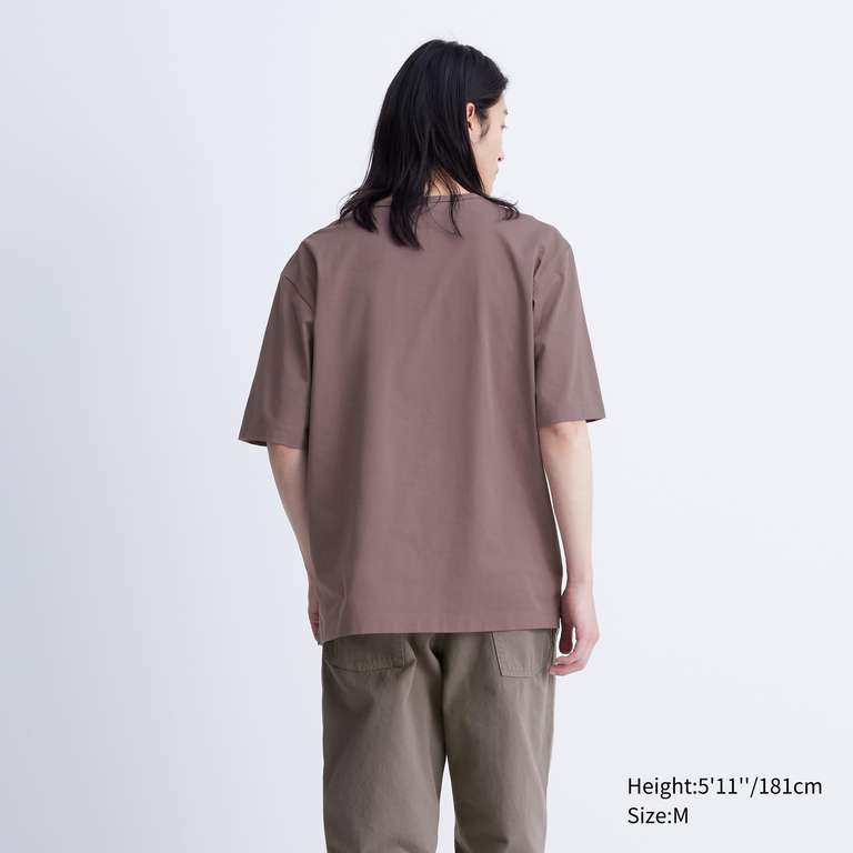 T-shirt homme Airism coton manches 3/4 - Sélection de tailles et de couleurs