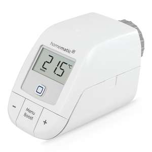 Thermostat de radiateur Homematic IP Smart Home Basic - thermostat numérique chauffage, contrôle par app, Alexa, Google