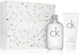 Coffret Calvin Klein CK One Eau de Toilette 200 ml + lait corporel 200 ml