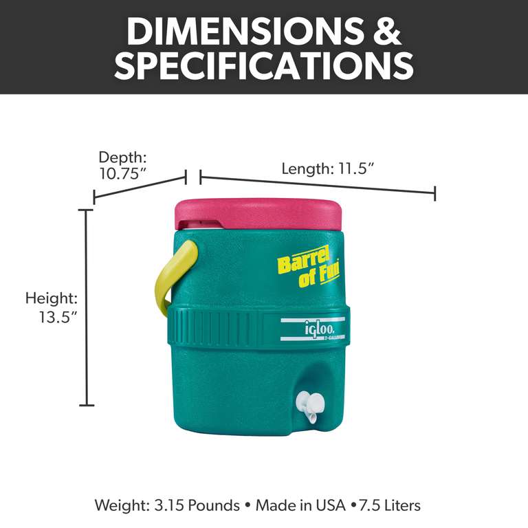 Lot 3 Robinets Bouton-Poussoir Igloo - Compatible Refroidisseurs 2 à 37 Litres - Pièces Rechange