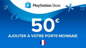 Carte PlayStation Network 50€ - France (Dématérialisé)