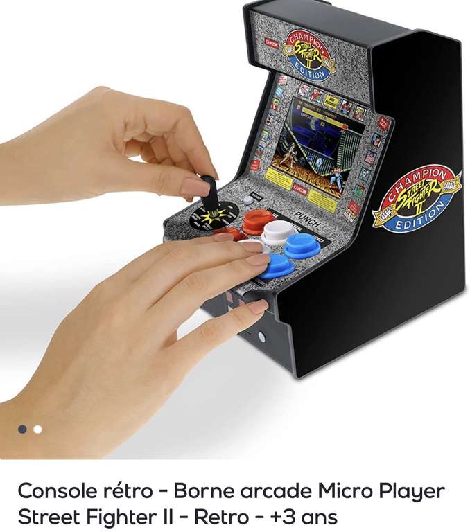 Console rétro - Borne arcade Micro Player Street Fighter II - Retro