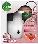 Distributeur Automatique de Savon Dettol No Touch Kit Classic + Recharge Pamplemousse 250ml