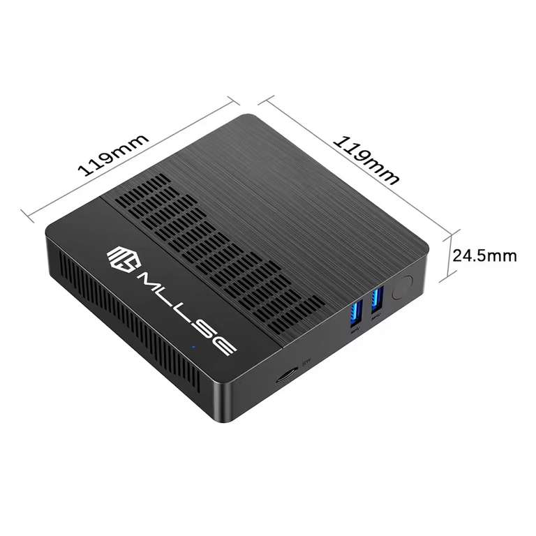 Mini PC M2 Air MLLSE N4000, 6Go RAM, 128Go SSD à 60,39€ chez