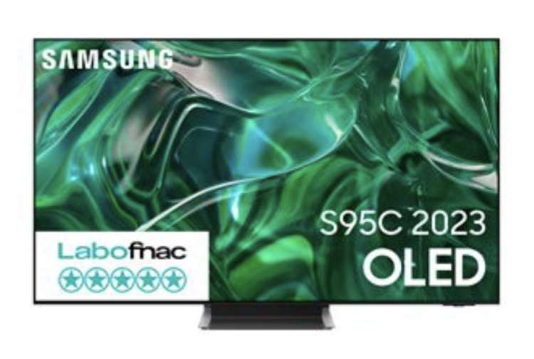 [Adhérent Fnac] TV QD-OLED, 65" Samsung TQ65S95C 2023 - 144hz, HDMI 2.1, HDR10+ (Via ODR de 300€)