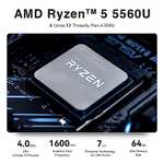 Mini PC TRIGKEY - AMD Ryzen 5 5560U, 16Go ram, 500Go SSD WI-FI 6/BT 5.2 (via coupon - vendeur tiers)