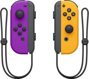 Paire de manettes Nintendo Switch Joy-Con - coloris lilac fluo/orange fluo (frontaliers Belgique)