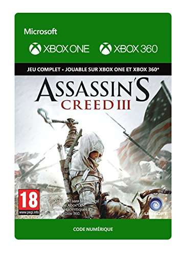 Assassin's Creed III sur Xbox One/360 (dématérialisé)