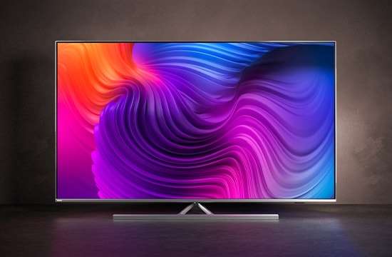 TV 65" Philips The One 65PUS8556/12 - 4K UHD, Dolby Vision & Atmos, Ambilight 3 côtés, Android TV