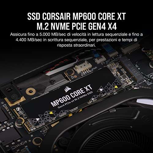 SSD Interne NVMe M.2 Corsair MP600 Core XT (CSSD-F2000GBMP600CXT) - 2 To
