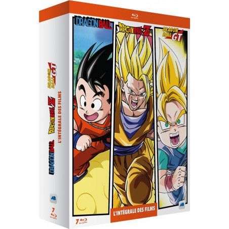 Coffret Blu-Ray L'Intégrale des Films Dragon Ball / Dragon Bal Ball Z / Dragon Ball GT - 7 DVD / 20 films (+2.25€ en Rakuten Points)