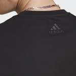 T-shirt Adidas noir basique, taille S-3XL