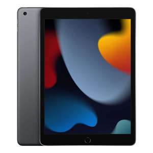Tablette 10.2" Apple iPad 9 (2021) - 64 Go, WiFi, Gris sidéral, Chargeur US (+ 8.70€ en RP)