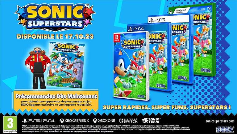 Sonic superstars sur PS5