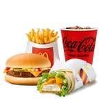 Menu McSmart - Cheeseburger + P'tit Wrap Ranch + Frites + Boisson pour 5€ (Restaurants participants)