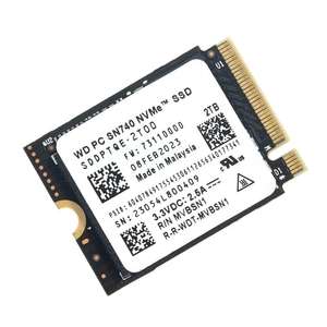 SSD 2 To M.2 2230 nvme Western Digital WD SN740 (compatible Steam Deck / Rog Ally Surface ProX, Laptop)