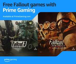 [Prime Gaming] Fallout: New Vegas Ultimate Edition et Fallout 3: Game of the Year Edition gratuit sur Amazon Luna (dématérialisé)