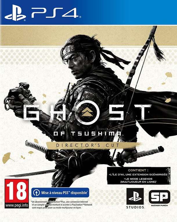 Ghost of Tsushima Director's Cut sur PS4 (mise à niveau PS5 à 9.99€)