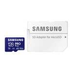 Carte Mémoire Micro SDXC Samsung Pro Plus - 128Go, UHS-I U3, Full HD & 4K UHD, 180 MB/s Read, 130 MB/s avec adaptateur SD
