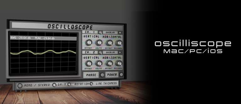 Plugin Oscilloscope By OSC Gratuit sur PC & Mac (Dématérialisé -VST3 / AU) - oscaudio.gumroad.com