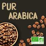 Café Grains Bio Arabica NATURELA -Torréfaction Lente - Fabriqué en France - 3 kg (via prévoyez et économisez)