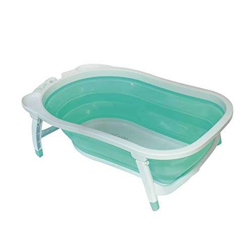 Baignoire Bebe Pliable Ultra Compacte Babysun 0 12 Mois 35l Turquoise Dealabs Com